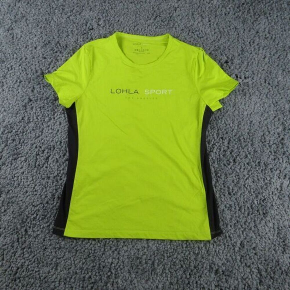 Lohla Sport Shirt Womens Extra Large Green Pullover Short Sleeve Top